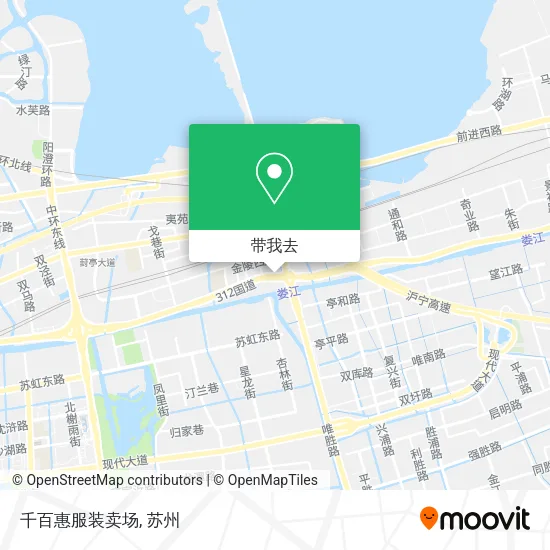 千百惠服装卖场地图