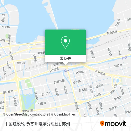 中国建设银行(苏州唯亭分理处)地图
