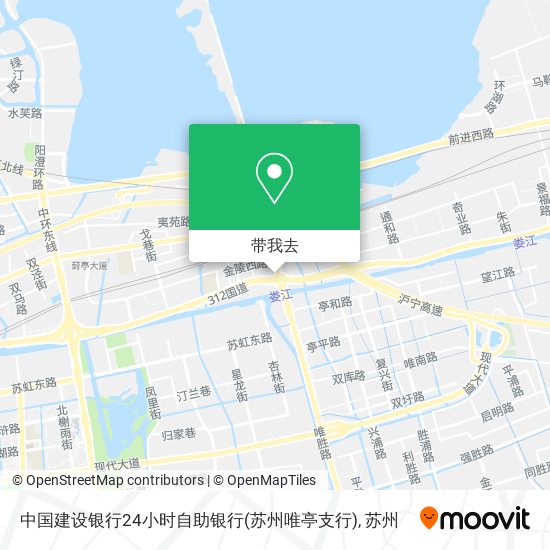 中国建设银行24小时自助银行(苏州唯亭支行)地图