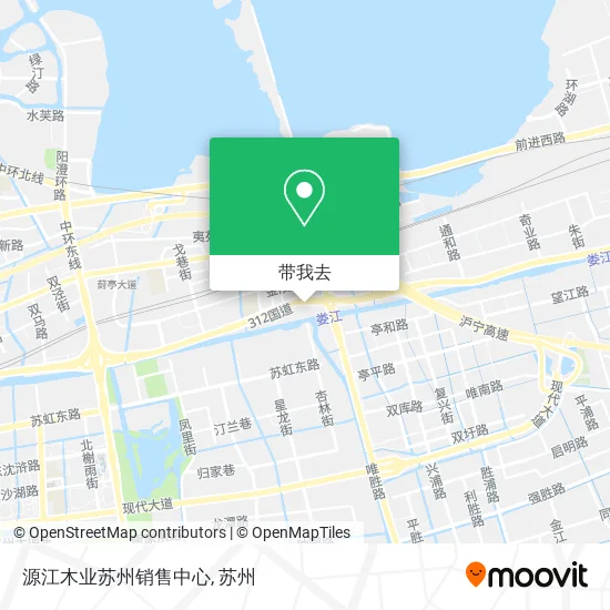 源江木业苏州销售中心地图