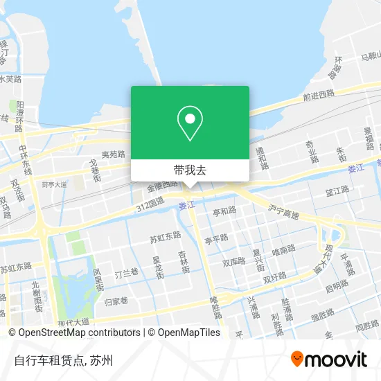 自行车租赁点地图