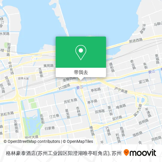 格林豪泰酒店(苏州工业园区阳澄湖唯亭旺角店)地图