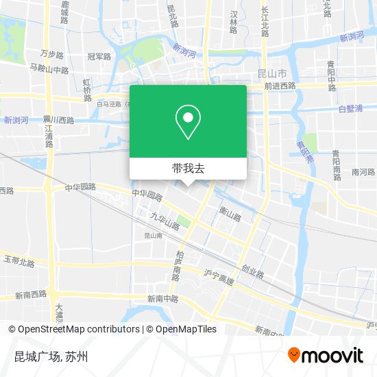 昆城广场地图