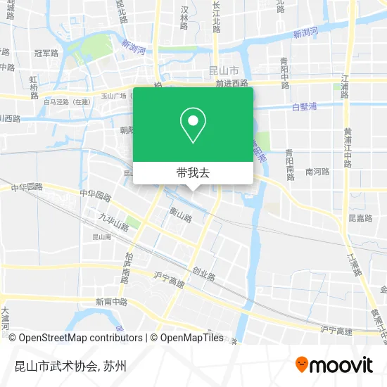 昆山市武术协会地图