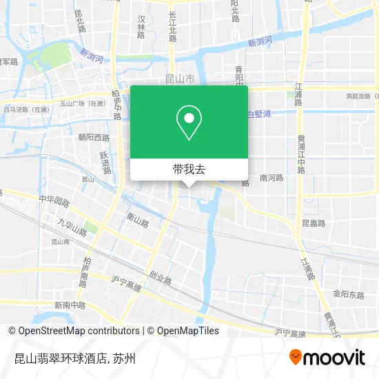 昆山翡翠环球酒店地图