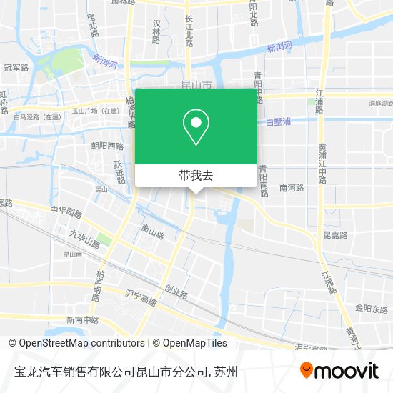 宝龙汽车销售有限公司昆山市分公司地图