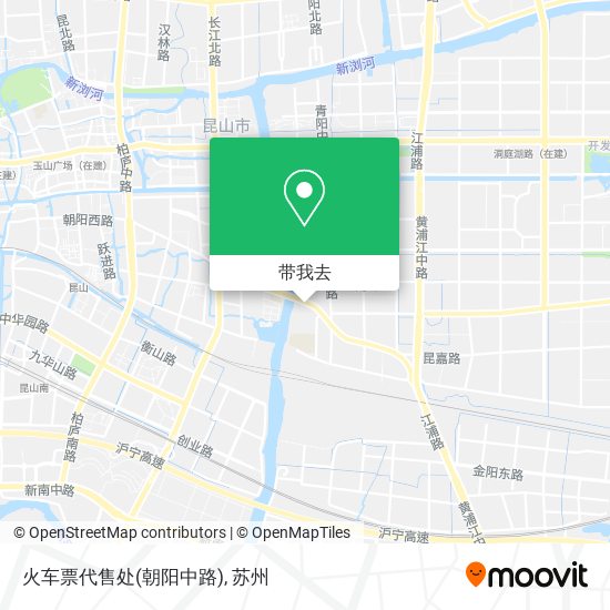 火车票代售处(朝阳中路)地图