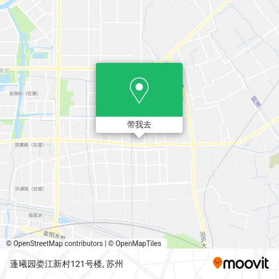 蓬曦园娄江新村121号楼地图