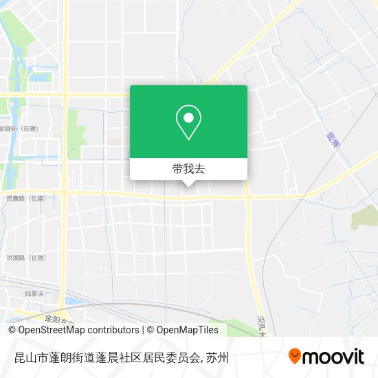 昆山市蓬朗街道蓬晨社区居民委员会地图