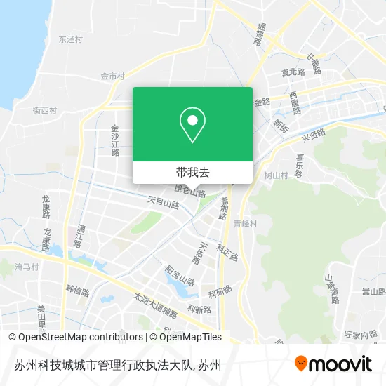 苏州科技城城市管理行政执法大队地图