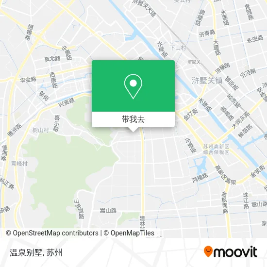 温泉别墅地图
