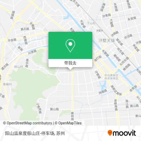 阳山温泉度假山庄-停车场地图