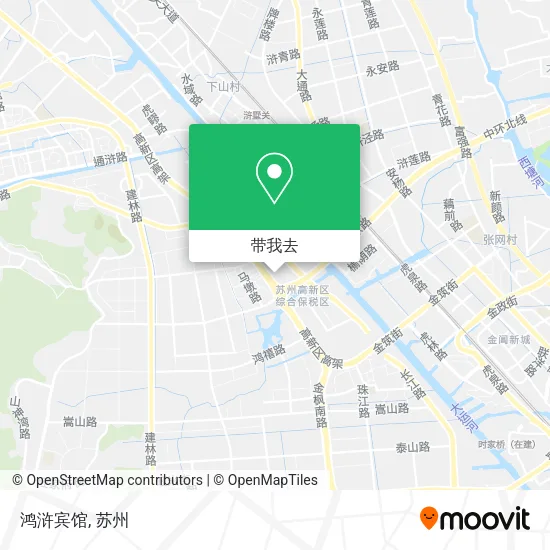 鸿浒宾馆地图