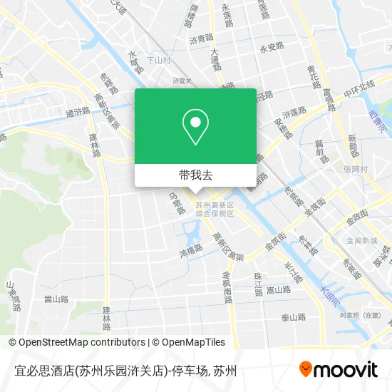 宜必思酒店(苏州乐园浒关店)-停车场地图