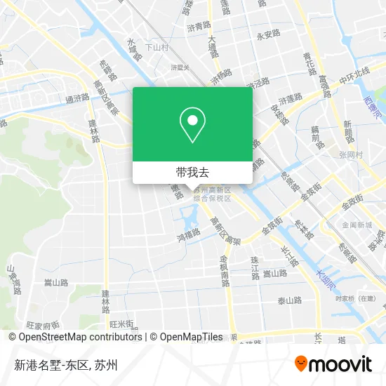 新港名墅-东区地图