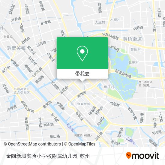 金阊新城实验小学校附属幼儿园地图