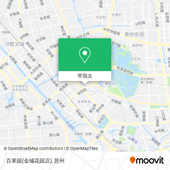 百果园(金城花园店)地图