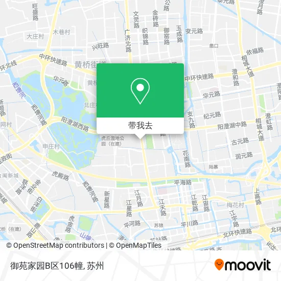 御苑家园B区106幢地图