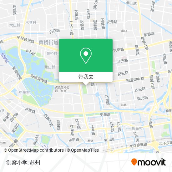 御窑小学地图