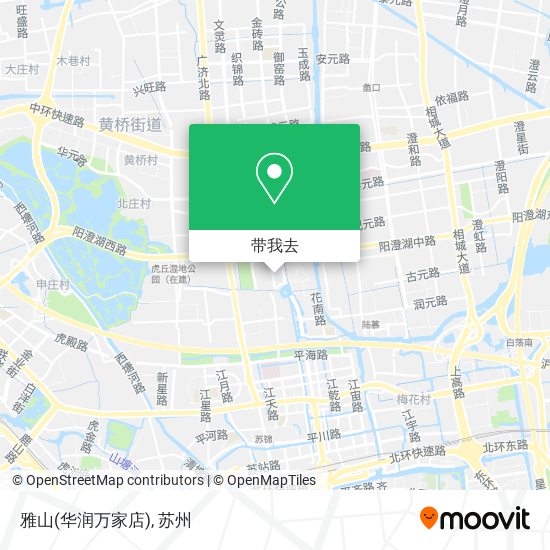 雅山(华润万家店)地图