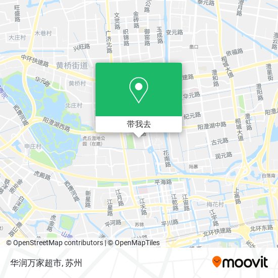 华润万家超市地图