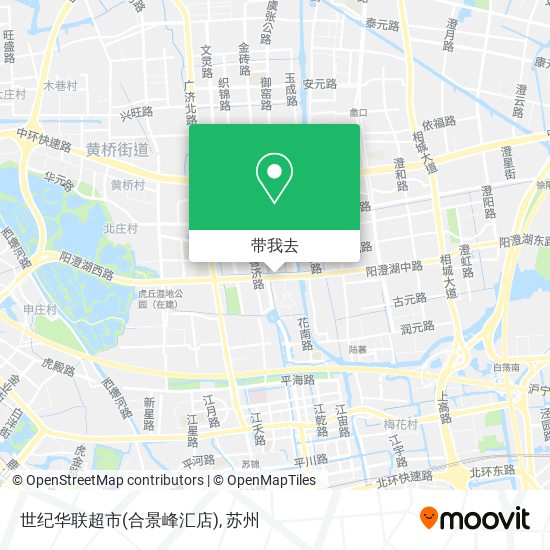 世纪华联超市(合景峰汇店)地图