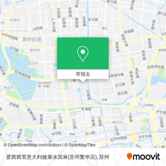 爱茜茜里意大利健康冰淇淋(苏州繁华店)地图