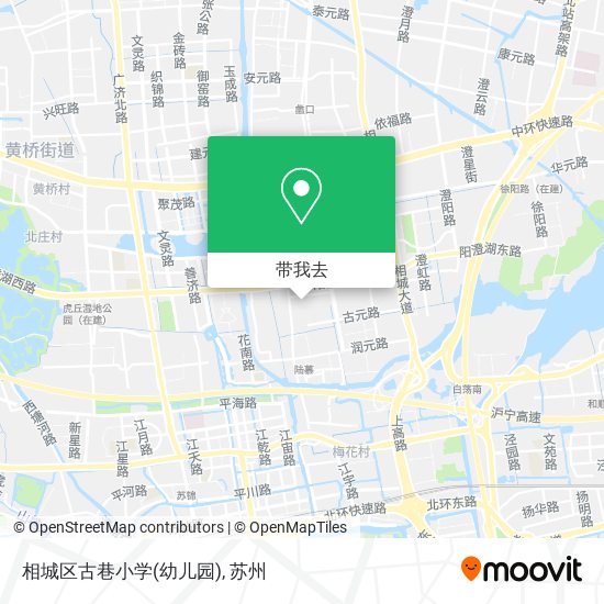 相城区古巷小学(幼儿园)地图