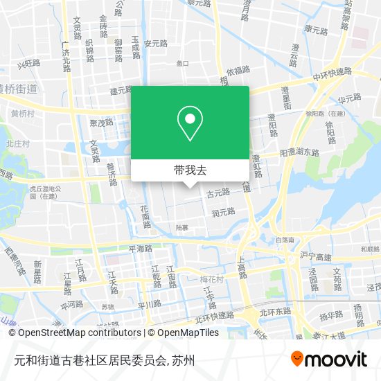 元和街道古巷社区居民委员会地图