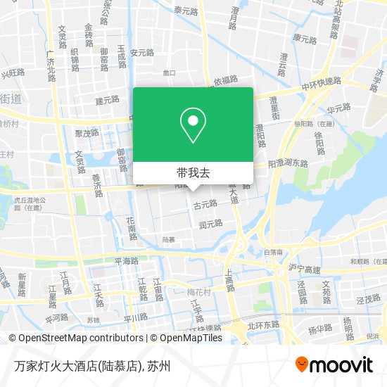 万家灯火大酒店(陆慕店)地图