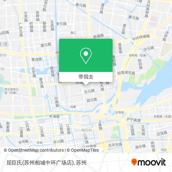 屈臣氏(苏州相城中环广场店)地图