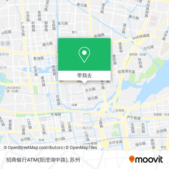 招商银行ATM(阳澄湖中路)地图