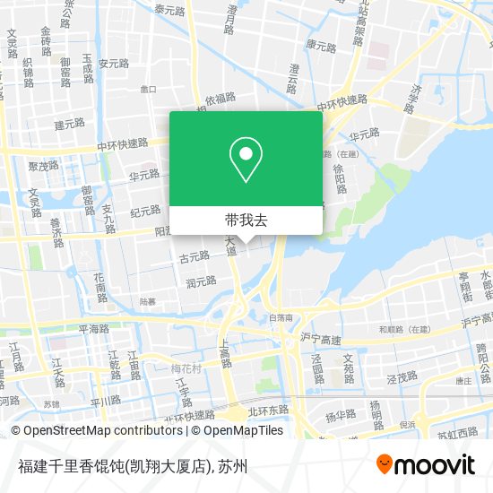 福建千里香馄饨(凯翔大厦店)地图