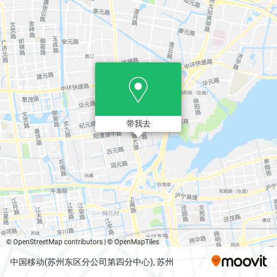 中国移动(苏州东区分公司第四分中心)地图