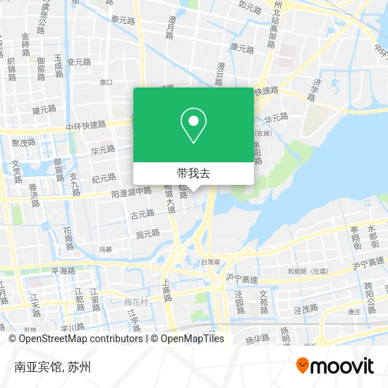 南亚宾馆地图