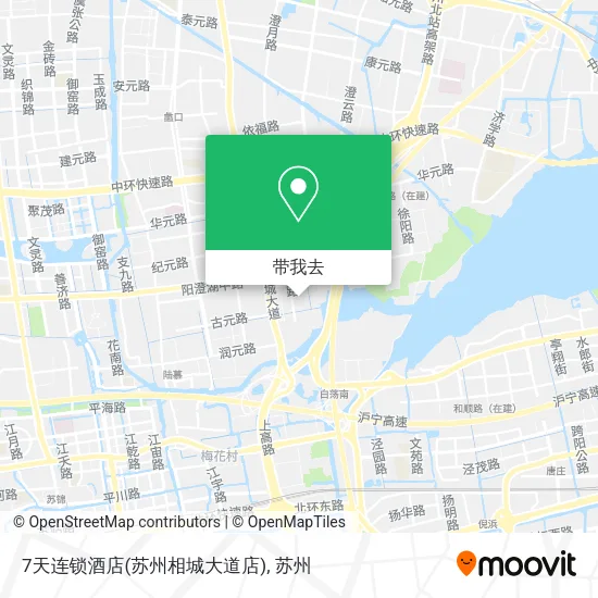 7天连锁酒店(苏州相城大道店)地图