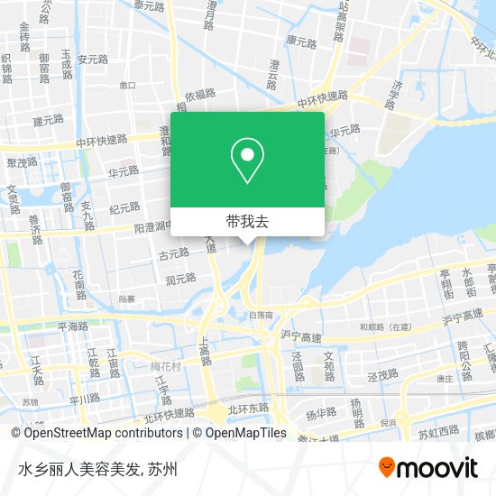水乡丽人美容美发地图