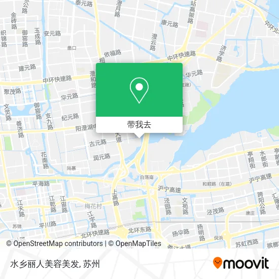 水乡丽人美容美发地图