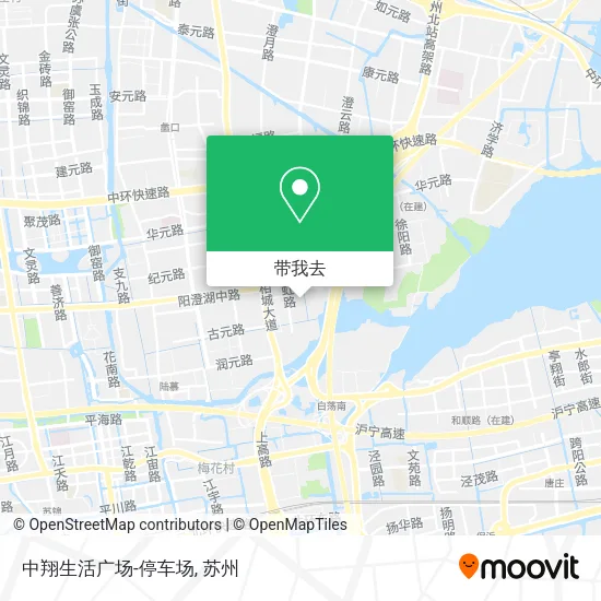 中翔生活广场-停车场地图