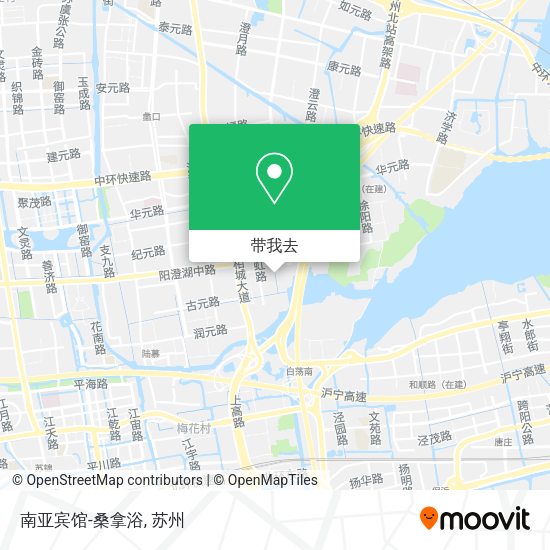 南亚宾馆-桑拿浴地图