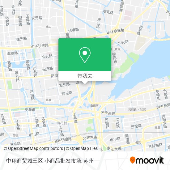 中翔商贸城三区-小商品批发市场地图