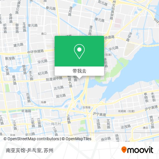 南亚宾馆-乒乓室地图