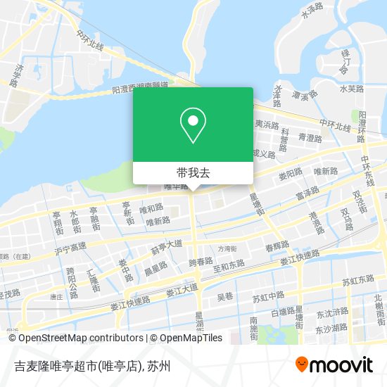 吉麦隆唯亭超市(唯亭店)地图