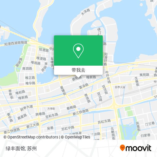 绿丰面馆地图