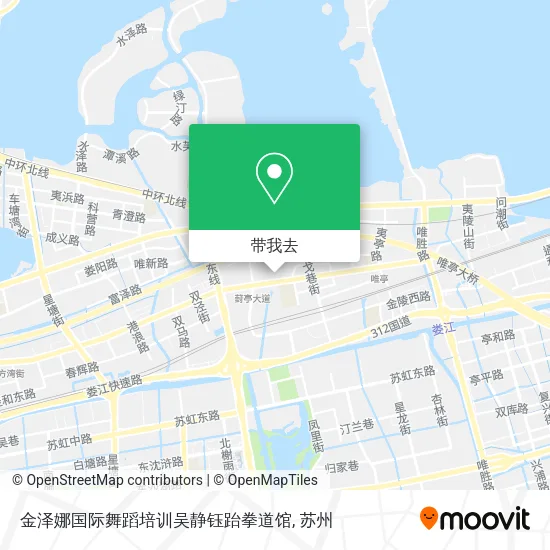 金泽娜国际舞蹈培训吴静钰跆拳道馆地图