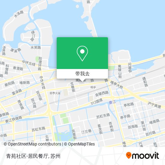 青苑社区-居民餐厅地图