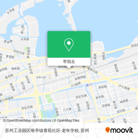 苏州工业园区唯亭镇青苑社区-老年学校地图
