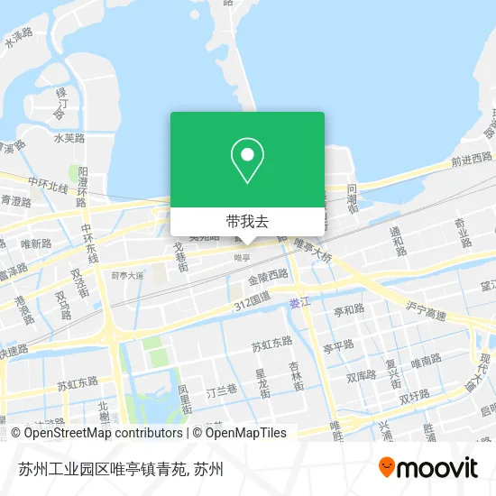 苏州工业园区唯亭镇青苑地图