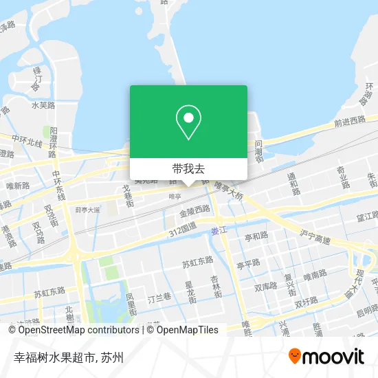 幸福树水果超市地图