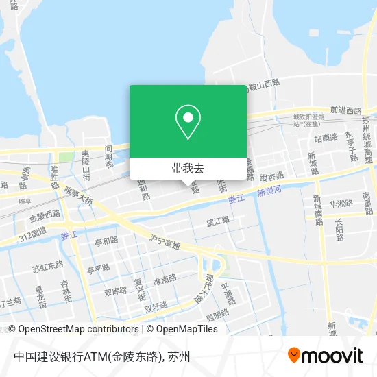 中国建设银行ATM(金陵东路)地图